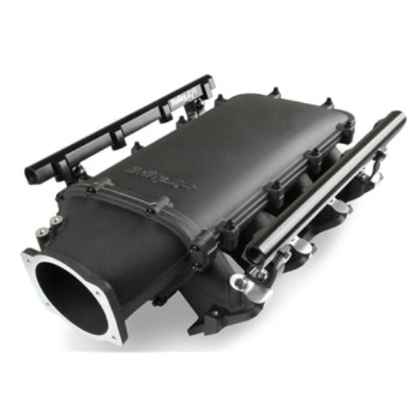 HLY300-621BK Lo-Ram Front Feed Intake Manifold Kit for GM LS1, LS2 & LS6 Engines