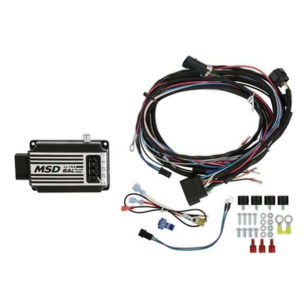 MSD Ignition MSD65233 45000V Ultra 6AL Plus Ignition Control Box, Black Finish