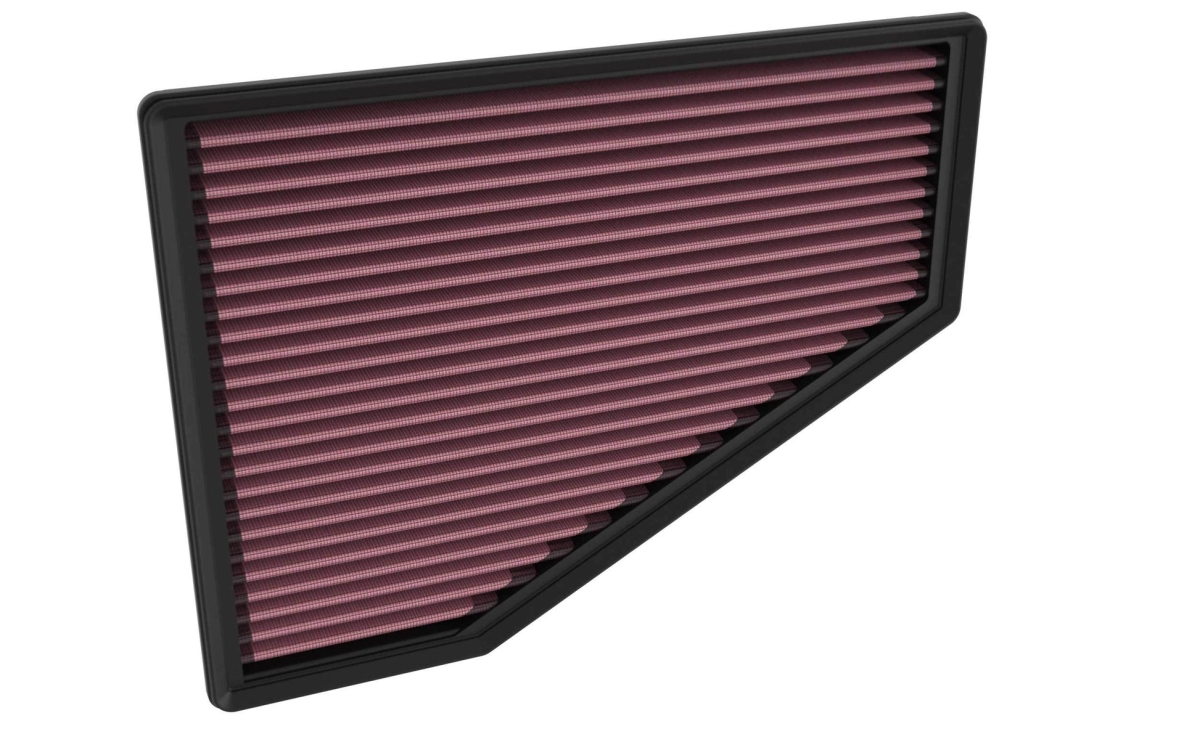 K&N Engineering KNE33-5123 11.813 x 8.813 in. Replacement Air Filter for 2021-2025 Jeep Grand Cherokee, Red