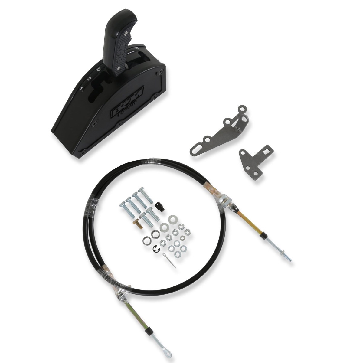 BMM80901 Pro Gate Auto Shifter Rear Exit with Reverse Lockout, Black