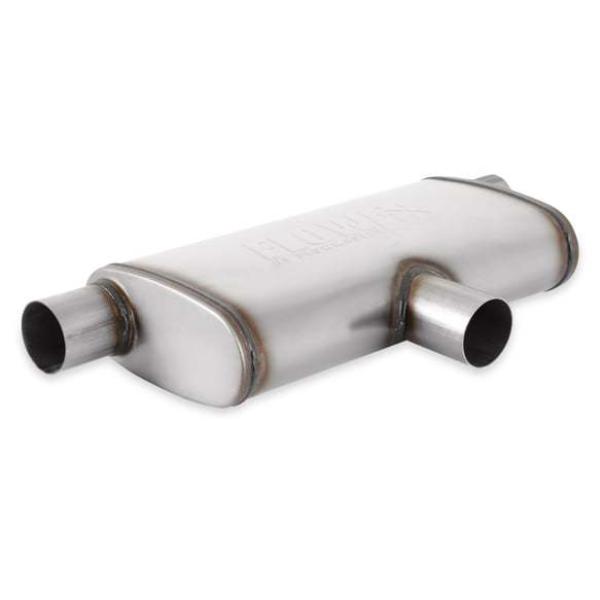 FLO72206 2.5 x 24 in. Oval Muffler, FFX Series, Natural