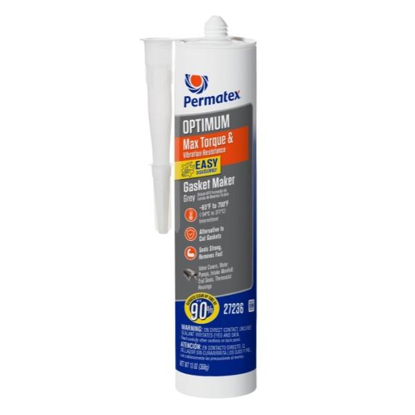 PEX27236 Optimum Grey RTV Silicone Cartridge, 12 oz