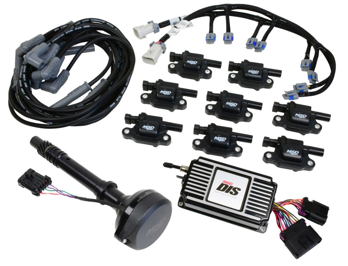 MSD Ignition MSD601513 SBC & BBC DIS Ignition Kit, Black