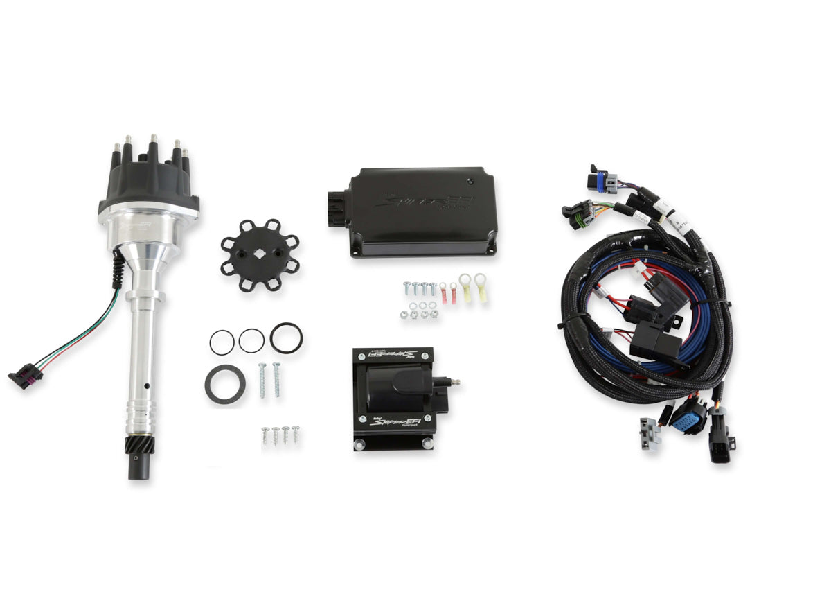 HLY565-300K Hyper Spark EFI Ignition Kit for Chevrolet V8 Engines, Polished