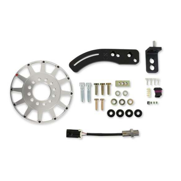 HLY556-170 8 in. 12-1X Crank Trigger Kit for BBC Hall Effect Sensor