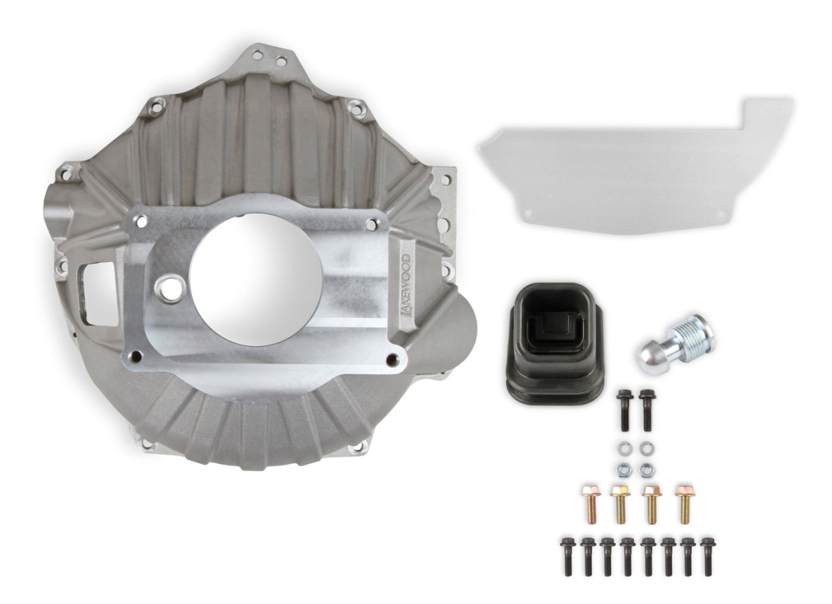 LWILK5000K Aluminum Bell Housing Kit for GM LS & LT Gen-V - Natural