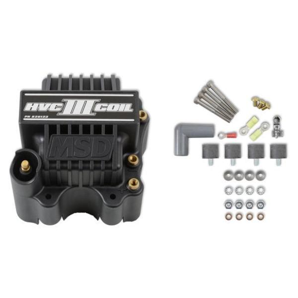 MSD Ignition MSD826123 45000V HVC III Ignition Coil, Black