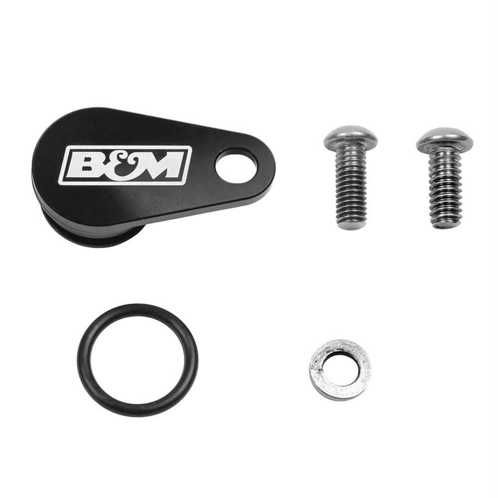 BMM20299 Transmission Speedometer Port Plug for GM TH350, Black Anodized