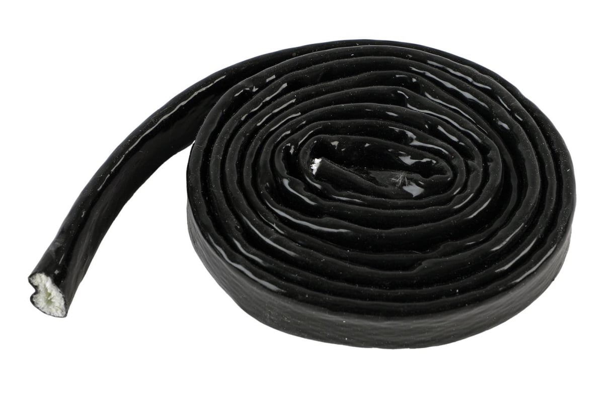 RHP244-08-6-2 6 ft. Fire Sleeve for 8AN Hose, 20 mm ID, Black