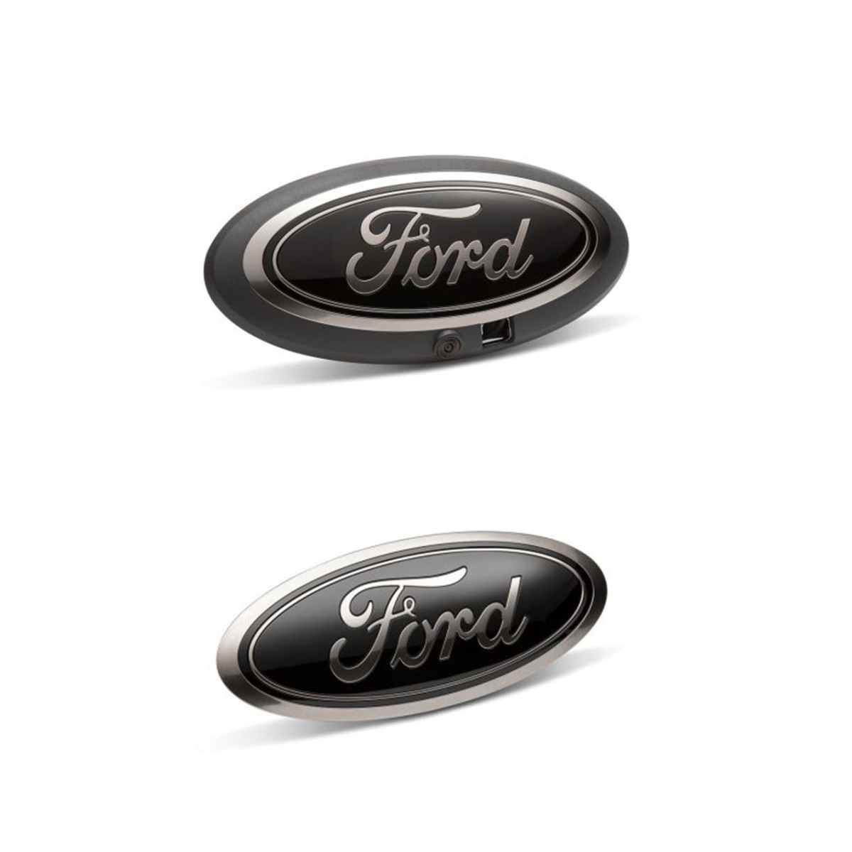 FRDM1447-SDC Black & Chrome Oval Emblem Kit with Camera Provision for 2020-2022  Super Duty