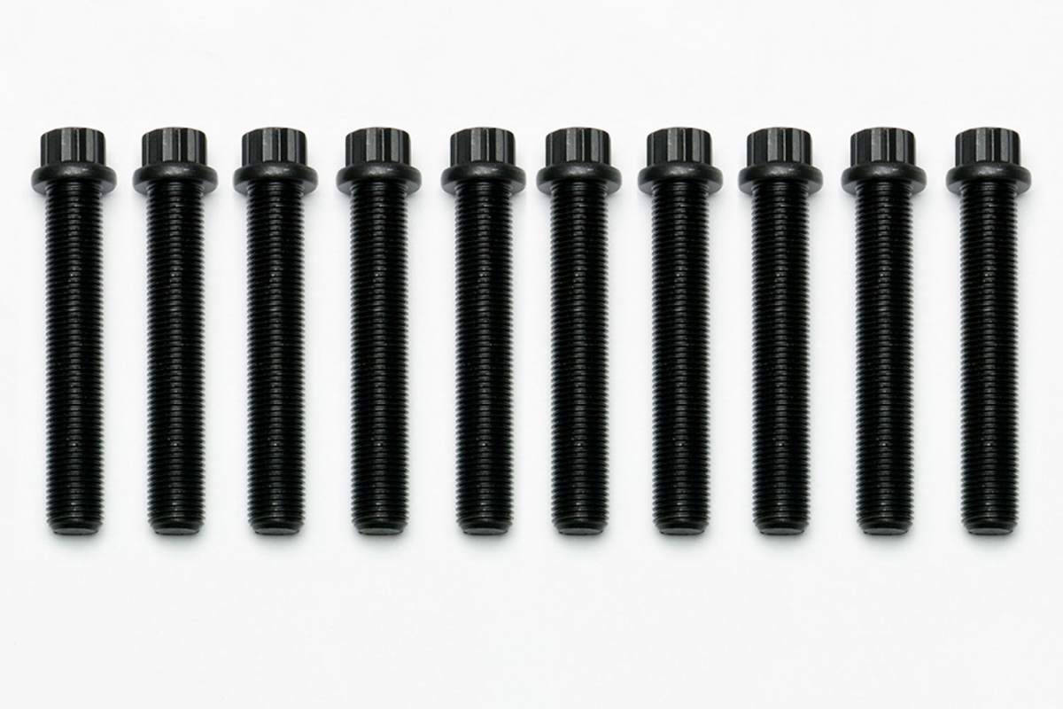 WIL230-14566 0.5-20 in. Thread Bolt Kit - 3 in. Wheel Stud Kit, Black Oxide