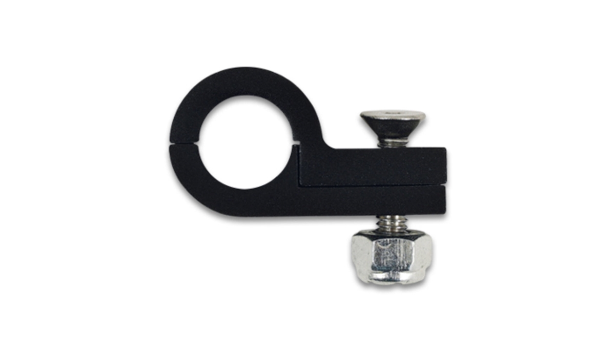 VIB20665 Black Anodized P-Clamp - 0.18 in. Hole Size