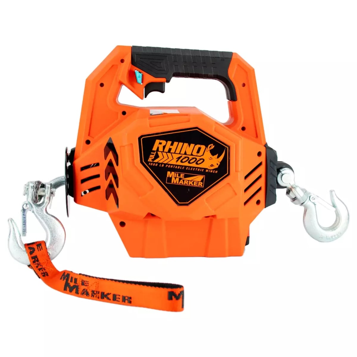 MMM71-1000 5 mm Rhino Pull Portable Cordless Winch - 1000 lbs