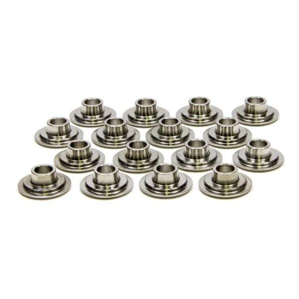 PACPAC-R506-16 1.4 in. Titanium Valve Spring Retainers - 10 Deg - Set of 16