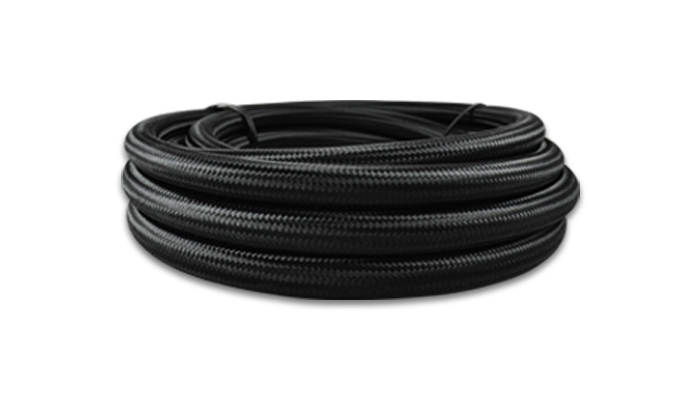 VIB18970 10AN x 10 ft. Roll of Nylon Braided Flex Hose - Black