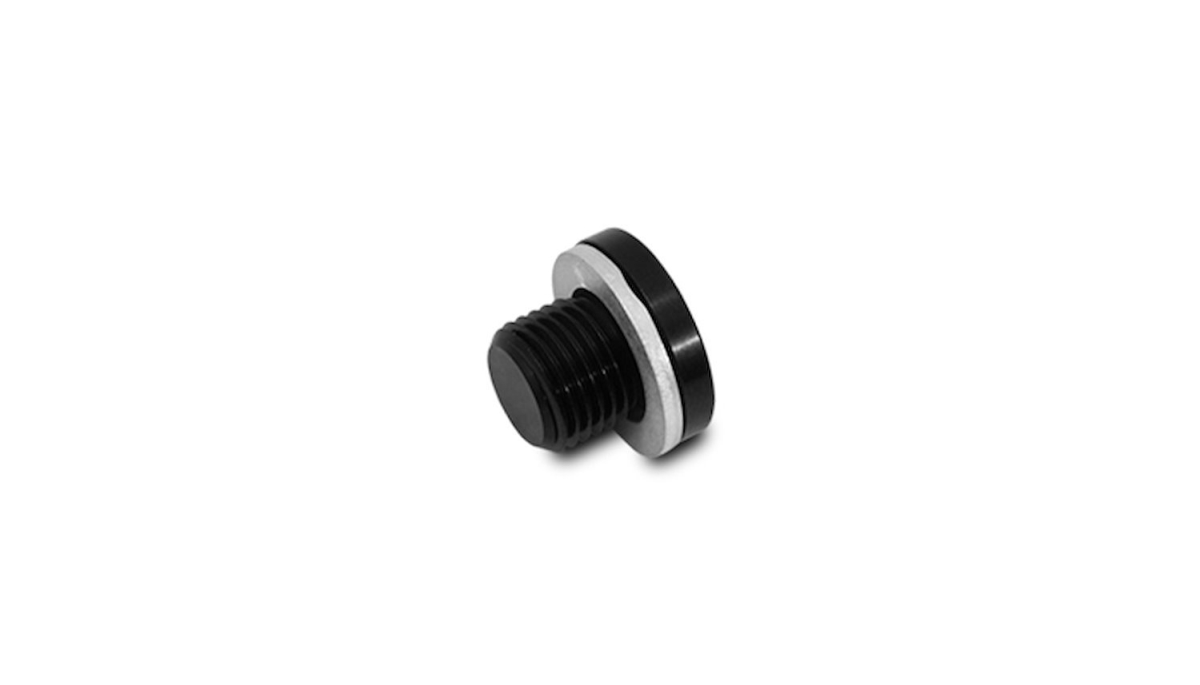 VIB16667 M12 x 1.0 in. Metric Port Plug - Black Anodized