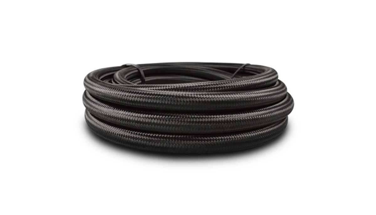 VIB12006 150 ft. 6AN Black Nylon Roll Braided Flex Hose