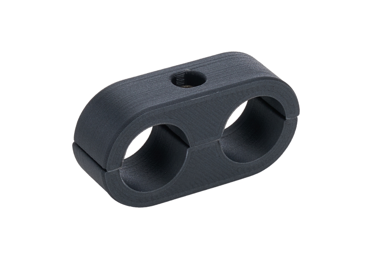 ALL18371 8AN Hose Separator, Black