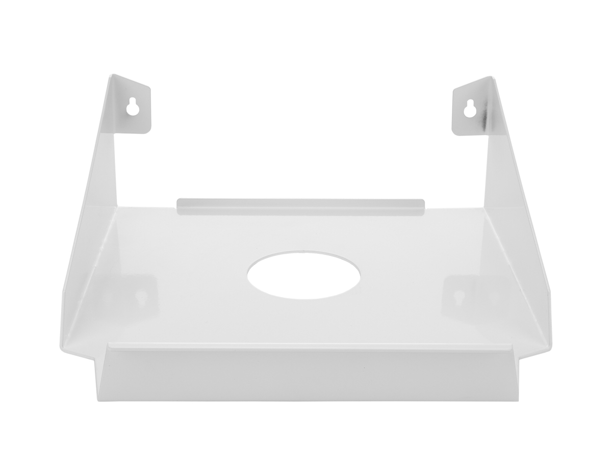 ALL12230 Helmet Holder - White Powder Coat - 13 x 13 in.