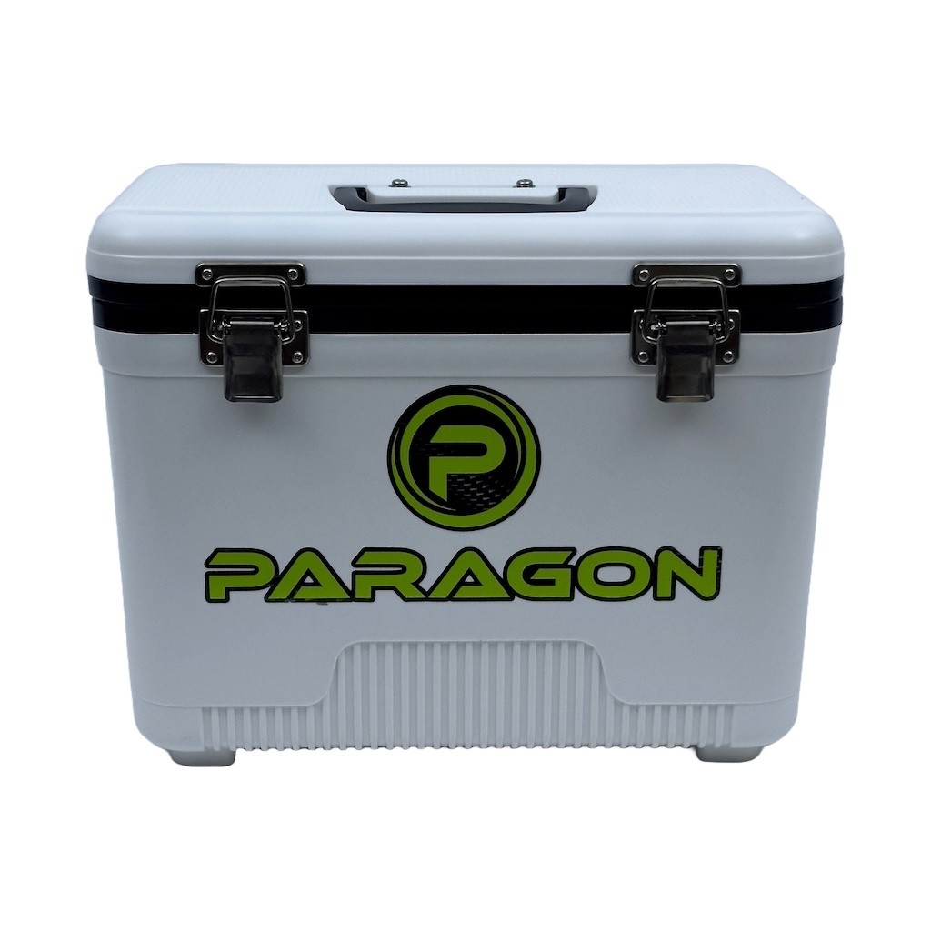 PAR12-20000 12V 12 Liter Plastic Viking Cooler - Portable Electric Cooler, White - 14 x 9.5 x 11 in.