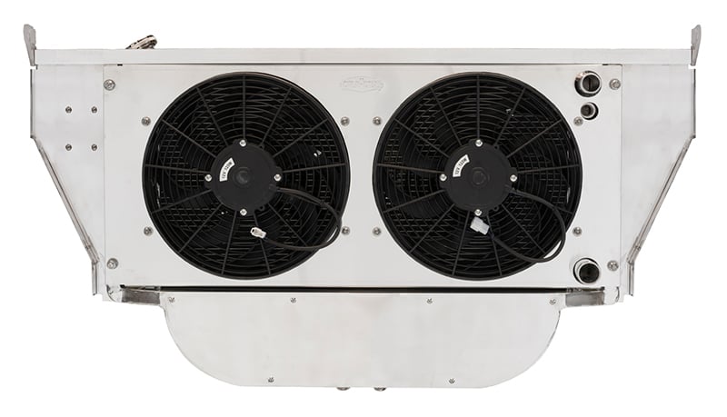 CCRCHT56357LSK LS with AC Condenser Radiator Support Kit for 1957 Chevy Full-Size Car - Polished