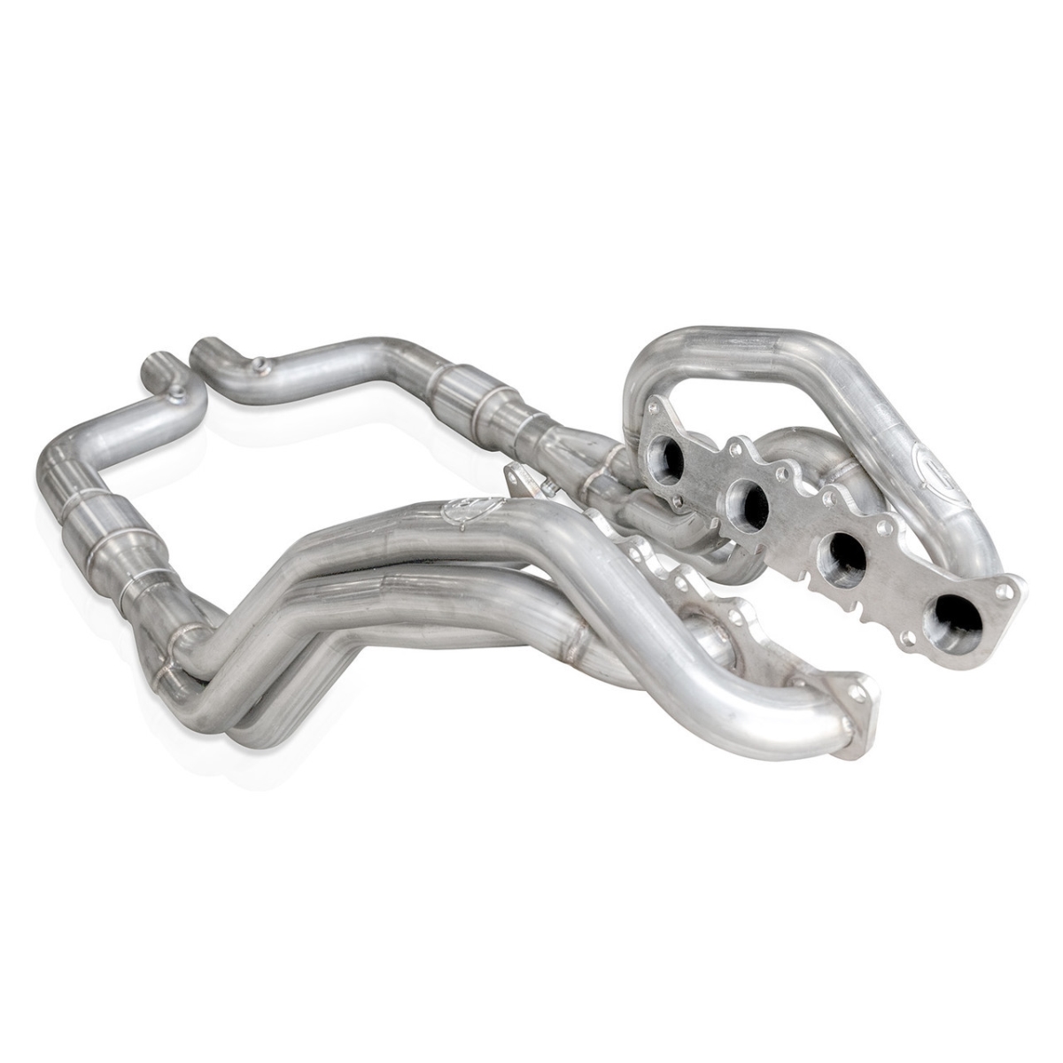 SWOSM24H3CAT 1.87 in. Primary 3 in. Collector Stainless Performance Connect Headers for 2015-2024 Ford Coyote Ford Mustang