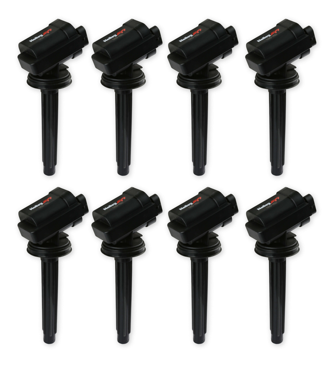 HLY556-161 Smart Coil Series Ignition Coil for Ford Coyote Engines, Black - Pack of 8