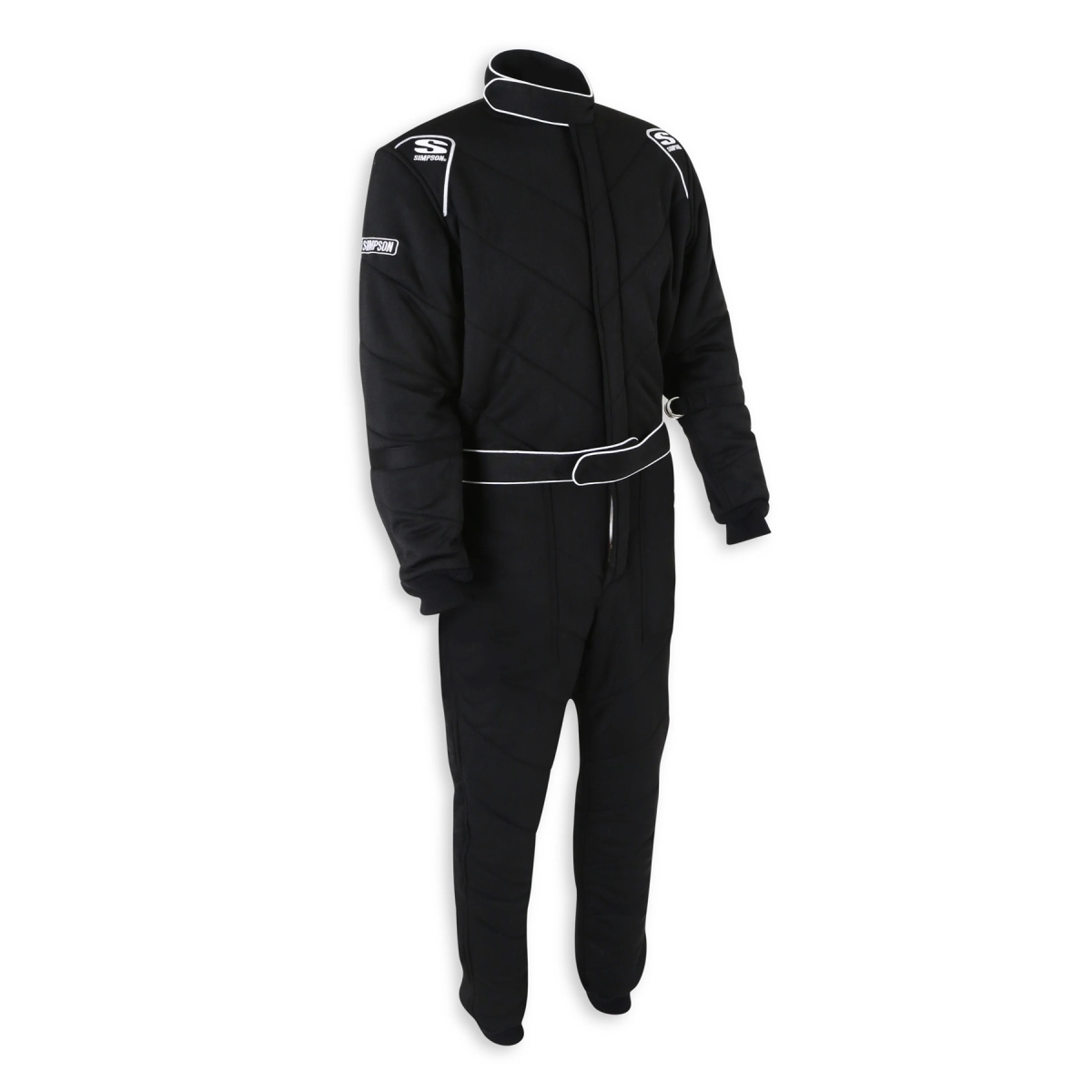 SIM4802551 6G Racing Suit - SFI 20 Rated, Black - 2XL