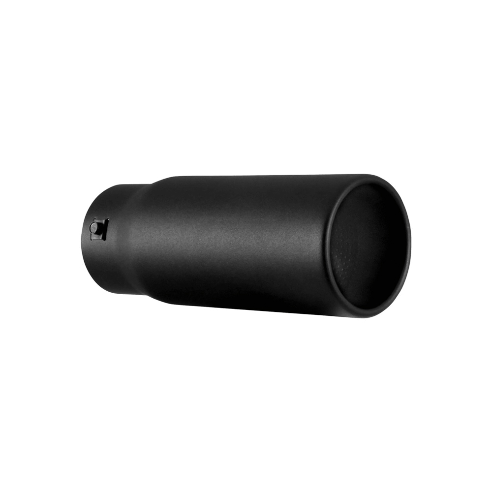 SPE22362 4 in. Resonated Exhaust Tip - Black Powder Coat