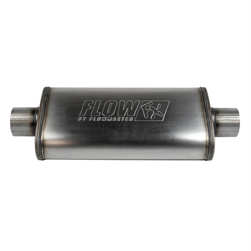 FLO71249 3 in. FlowFX Series Performance Muffler - Center Inlet & Outlet