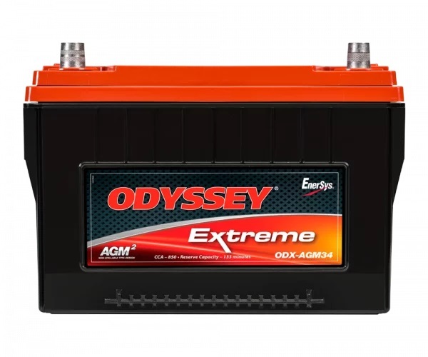 ODYODX-AGM34 850 CCA 1050 CA SAE Standard Terminals Automotive Battery