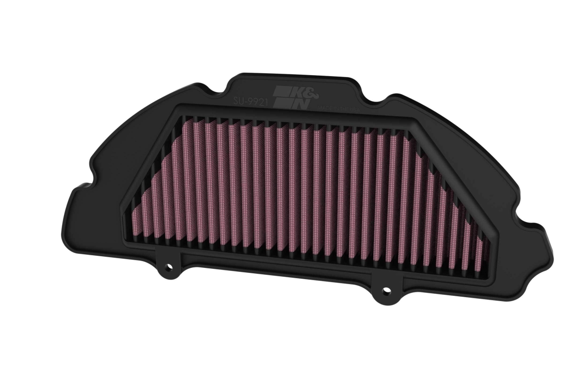 K&N Engineering KNESU-9921 Replacement Air Filter for 2022-2025 Suzuki GSXS1000, Red
