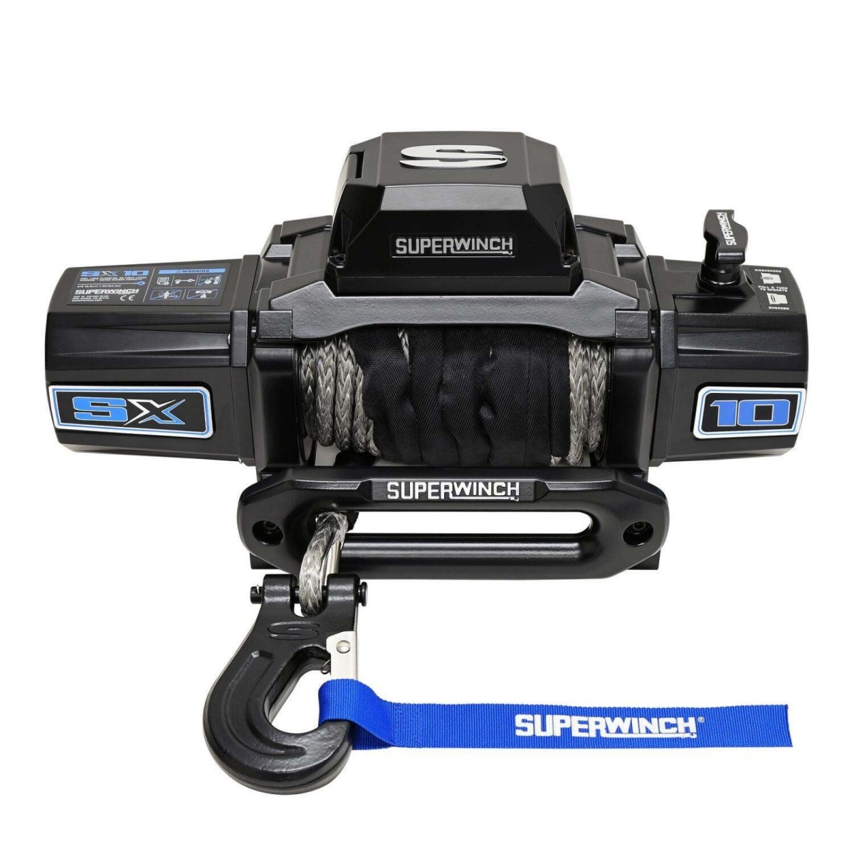 SUP1710204 10000 lbs Winch Synthetic Rope - 0.37 in. x 80 ft.