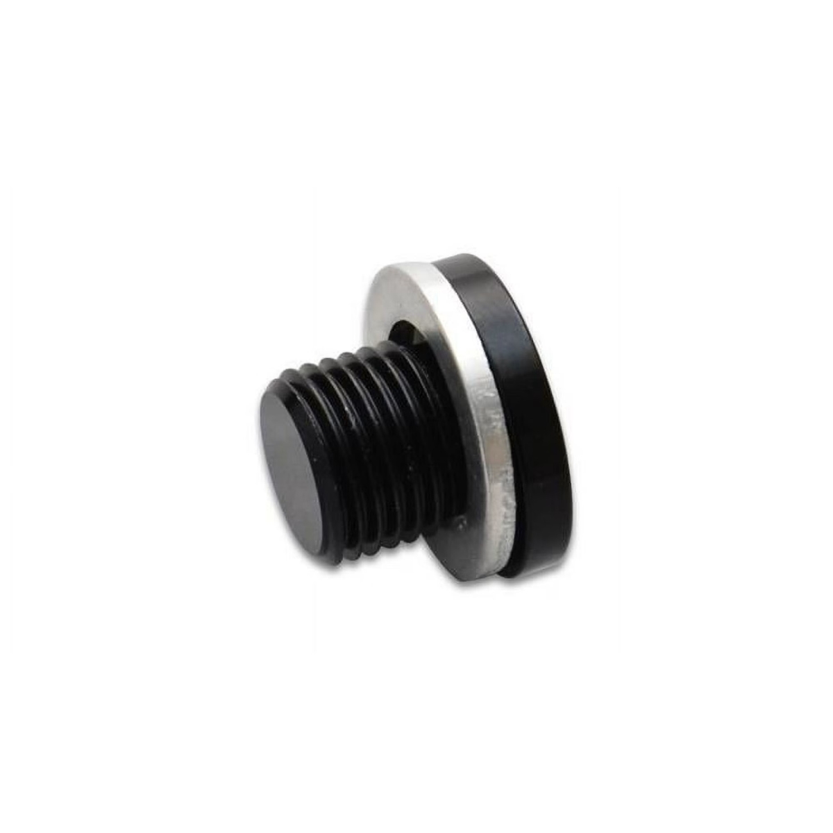VIB16660 M10 x 1.0 Thread Metric Port Plug - Black Anodized