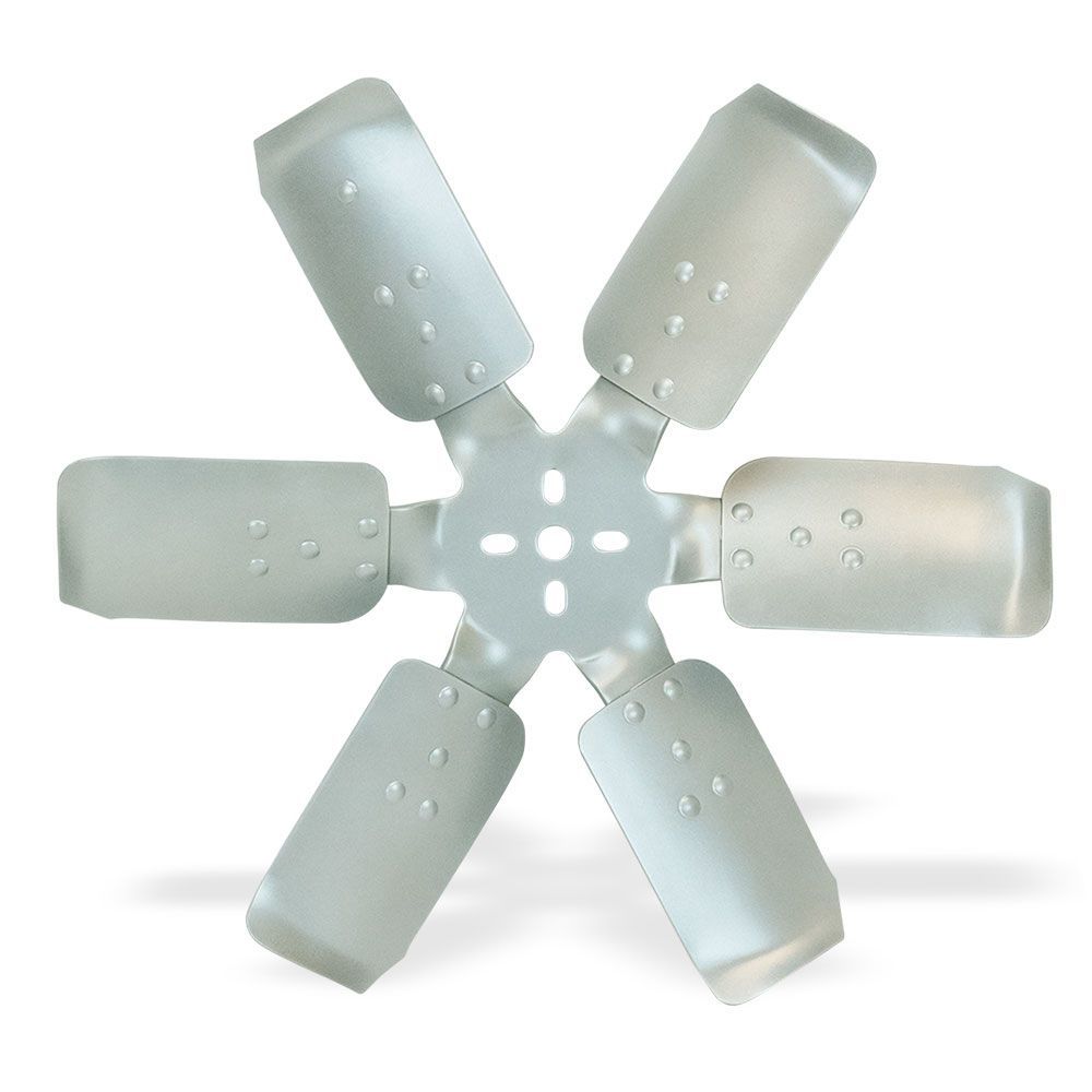 FLE101350 Belt-Driven Racing Fan - 18 in. Aluminum Blade, Silver Paint