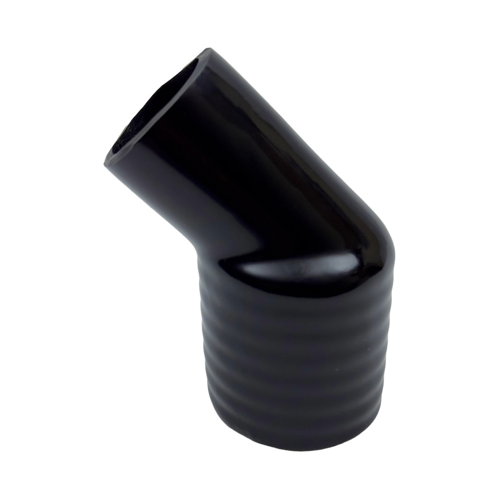 PAR45-45000 1.25 in. Helmet Silicone Fitting Wedge, 45 deg Angled, Black