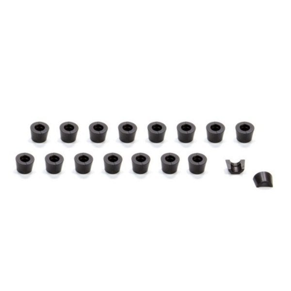PACPAC-L8146-16 0.34 in. Steel Valve Locks - 7 Deg - Black Oxide - Set of 16