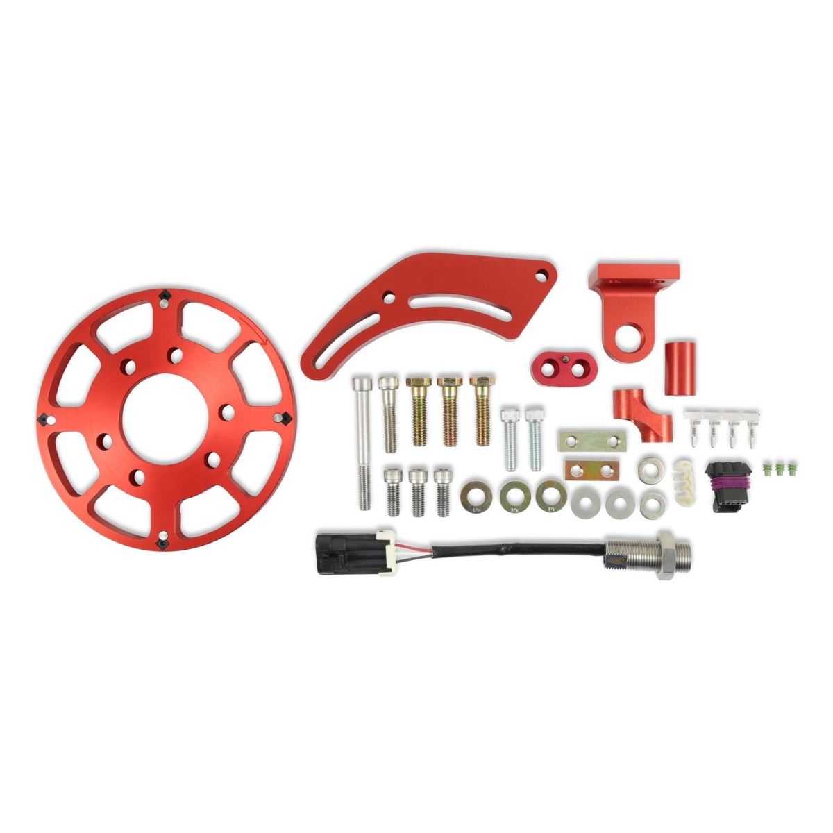 MSD Ignition MSD8618 Crank Trigger Kit with 6.56 in. Dia. Wheel for GM LS