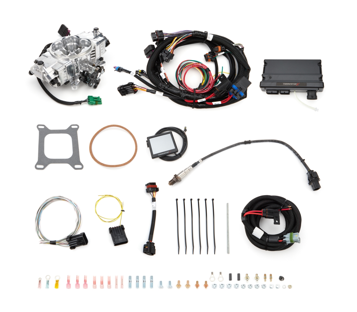 HLY550-1001 Terminator X Stealth EFI Kit - 4150 Flange, Silver