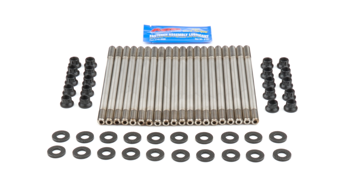 256-4304 12 mm 12-Point Head Stud Kit for 2011-2012 Ford 5.0L Coyote Engines, Black Oxide