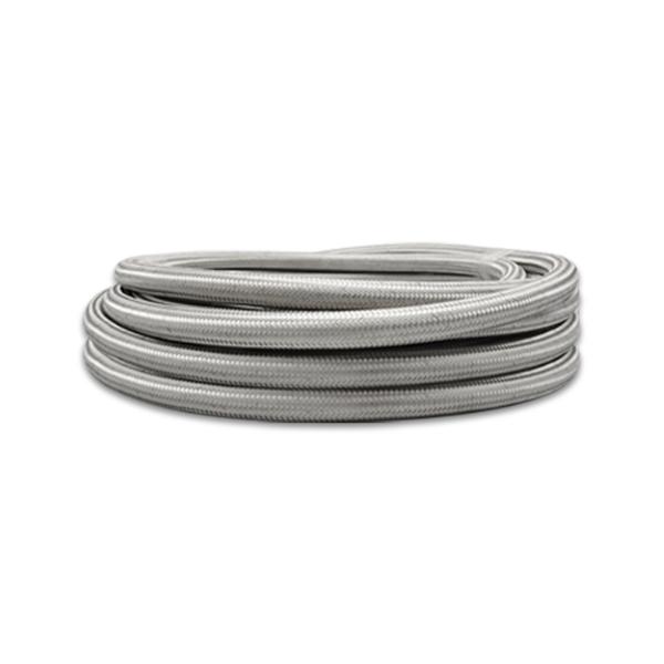 VIB18428 20 ft. Stainless Braided Flex Hose, -8AN, Natural