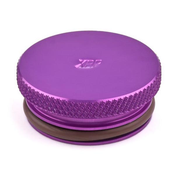 XRP980620HC Aluminum O-Ring Plug Fitting, -20AN - Clamshell Head, Purple Anodized