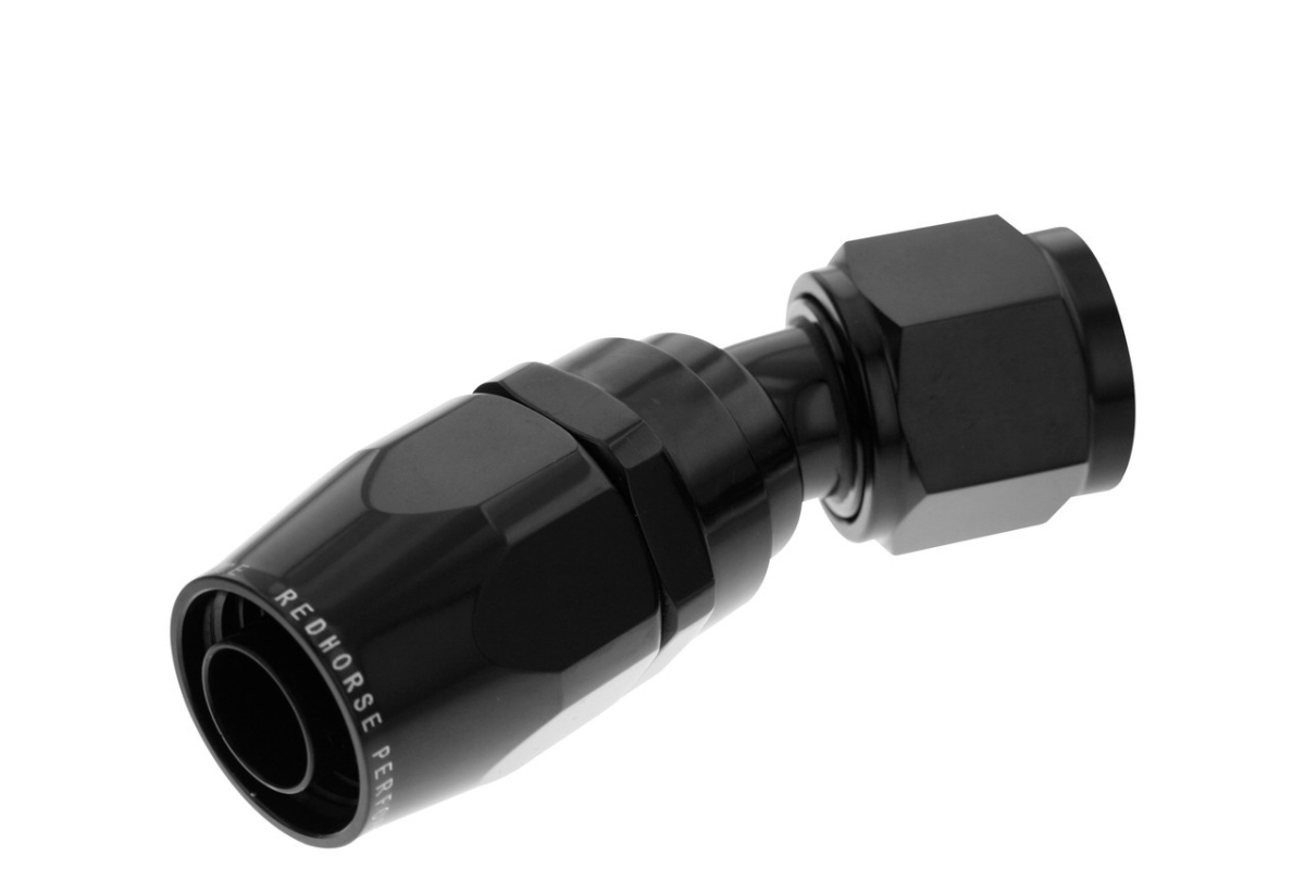RHP1030-16-2 16 AN 30 Deg Swivel Hose Ends - Black Anodized