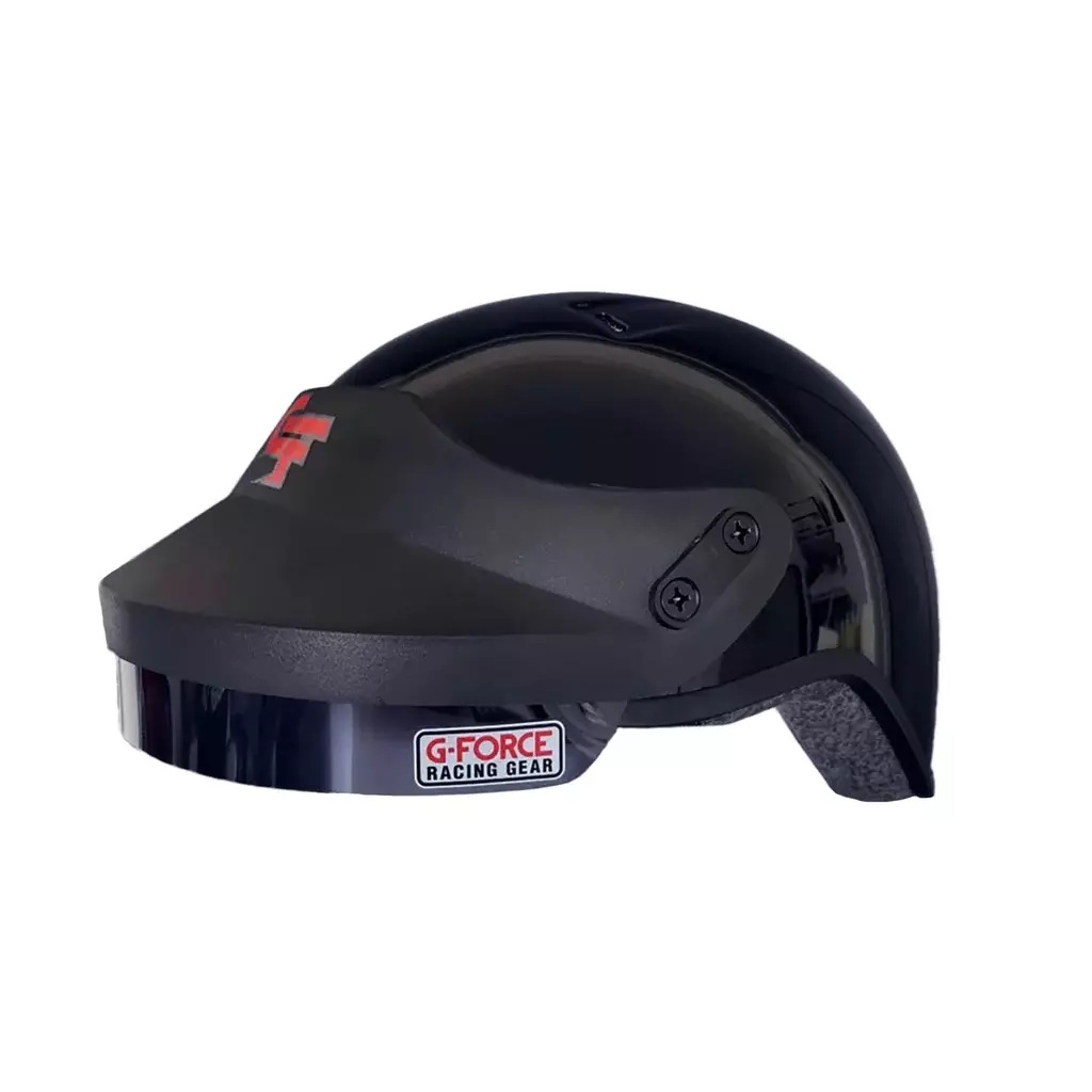 GFR4414LRGBK Open Face Crew Helmet - Black - Large