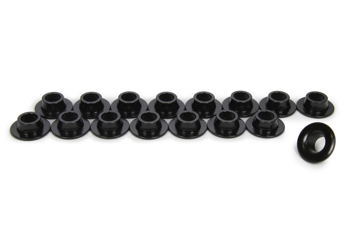 PACPAC-R349-16 1.2 in. Steel Coil Over Valve Spring Retainers - 8 deg Lock Angle - Set of 16