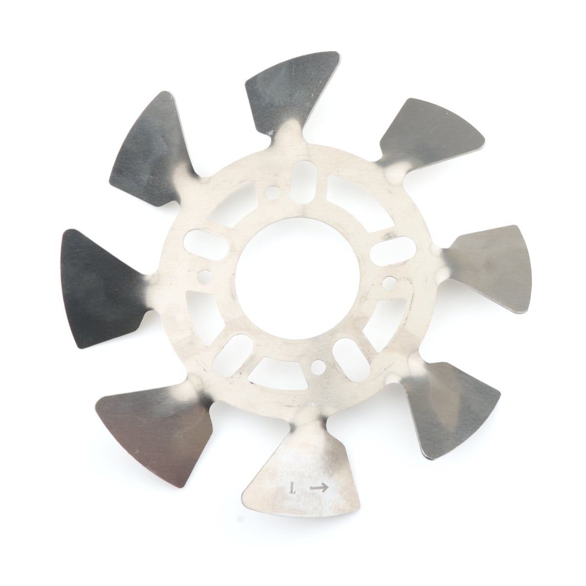 ALL42174 11.62 in. Hub-Mounted Brake Cooling Fan - Driver Side, Natural