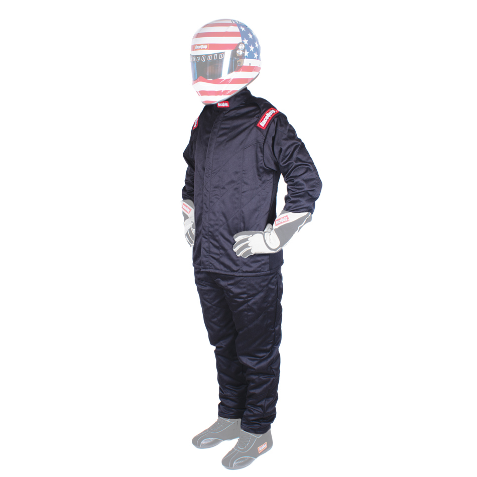 RQP91619069 Chevron-5 Racing Jacket - SFI 5 Rated, Black - Extra Large