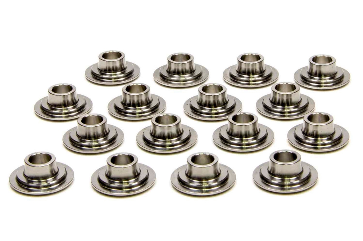 PACPAC-R508-16 1.365 in. Titanium Valve Spring Retainers - 10 deg Lock Angle - Set of 16
