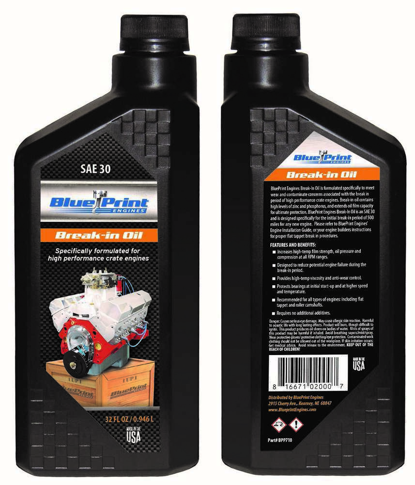 BPEBPP710 1 qt. Crate Engine Break-In Oil - SAE30