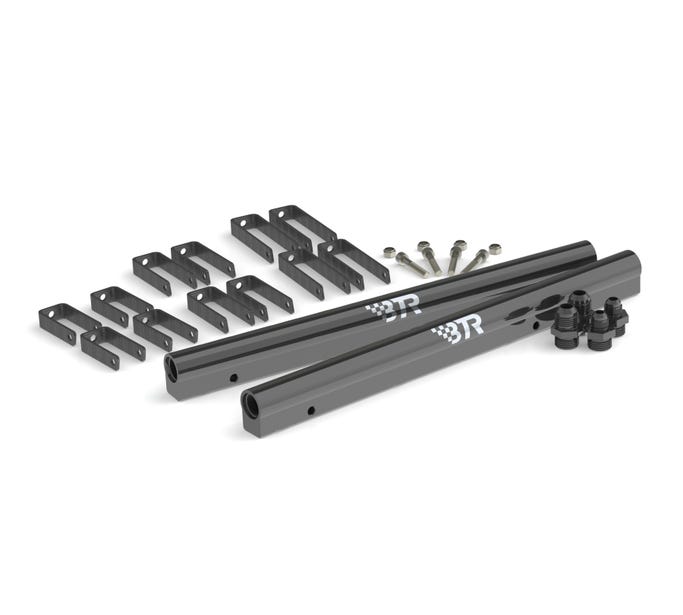 BTRFRK-01 Equalizer Billet Fuel Rail Kit, Black